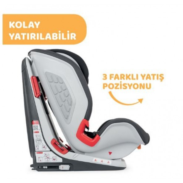 Chicco Youniverse Fix 2-3 Oto Koltuğu 9-36 Kg İzofix Black - 7