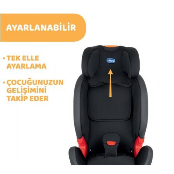 Chicco Youniverse Fix 2-3 Oto Koltuğu 9-36 Kg İzofix Black - 9