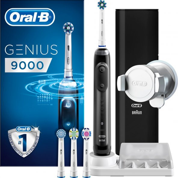 Oral-B Genius 9000 Siyah Şarj Edilebilir Diş Fırçası