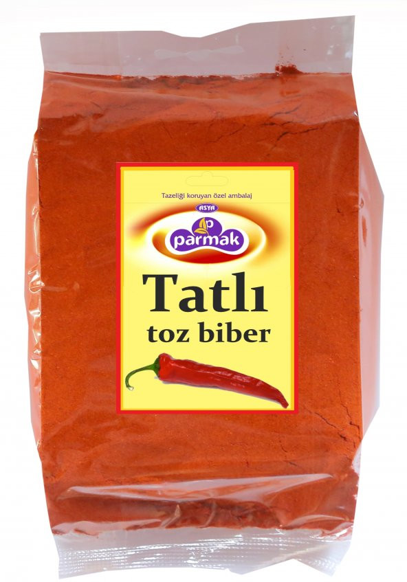 Tatlı Toz Kırmızı biber 1000 gr (Öğütülmüş) 1 kg Parmak baharat