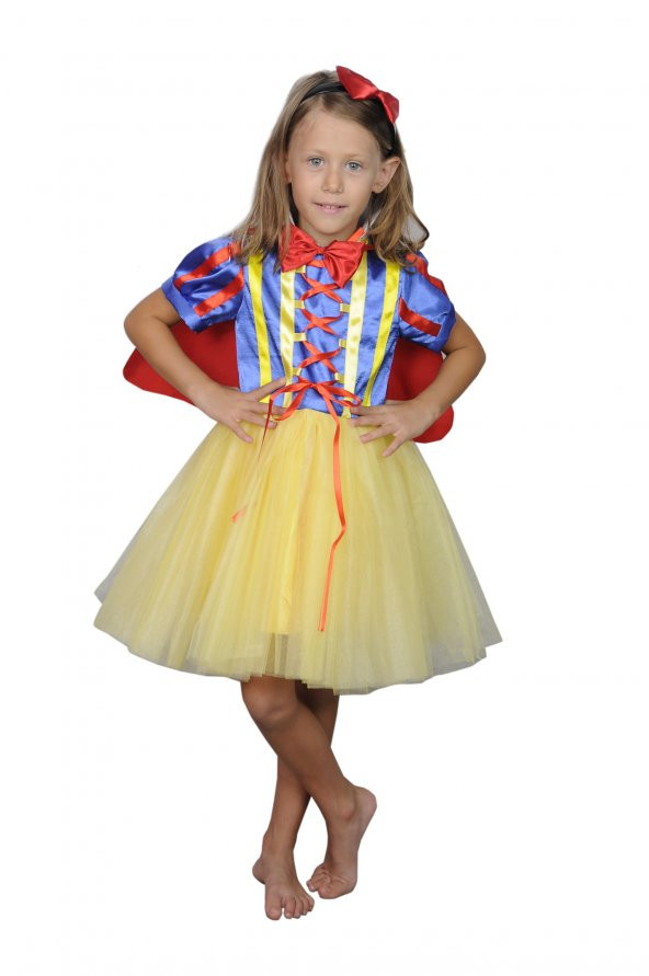 Kız Çocuk Pamuk Prenses Kostümü Party Doğum Günü Elbise