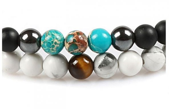 Alnis Atelier Beyaz Havlit Erkek Bileklik Kombin - 2