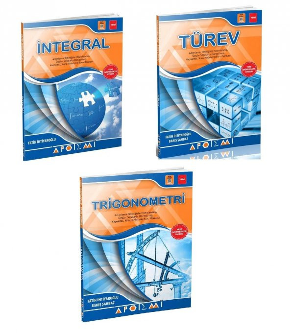 Apotemi Yks Ayt Türev + İntegral + Trigonometri Seti Yeni 2021