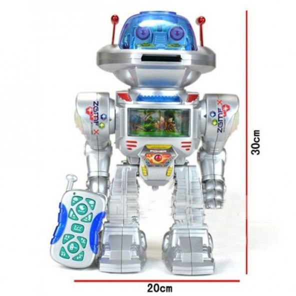 Oyuncak Süper Zeki Robot Kumandalı Disk Atan Türkçe Konuşan