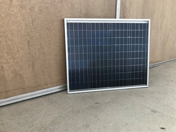 50 W Watt ŞEFFAF ARKALIK GÜNEŞ PANELİ SOLAR PANEL - Resim 2
