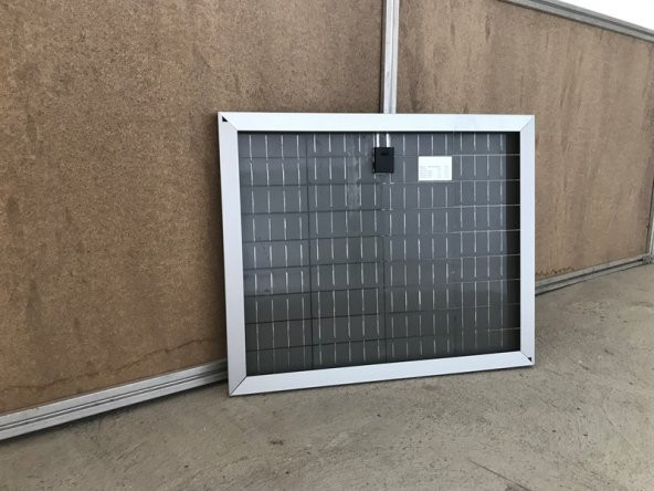 50 W Watt ŞEFFAF ARKALIK GÜNEŞ PANELİ SOLAR PANEL - Resim 3