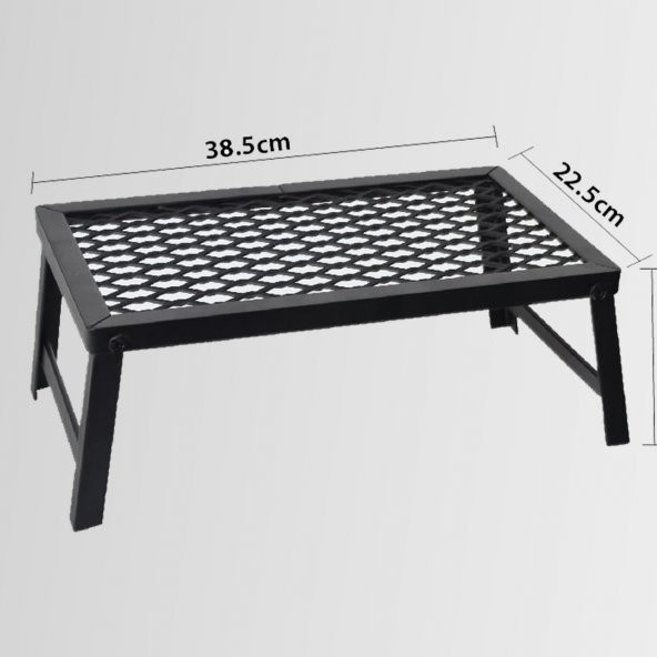 Nurgaz NG-AUGO Ateş Üstü Orta Boy Kamp Yemek Çay Izgarası Katlanabilir Çanta Hediyeli - 2