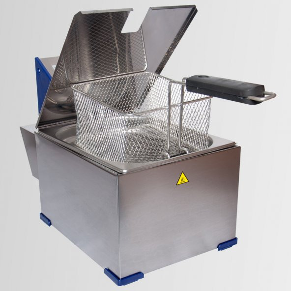 TUĞRA Elektrikli 2500 WATT T-9021 5 Litre 1/2 Tek Gastronom Küvetli Fritöz - 2