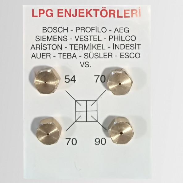 100 Takım Lpg Dönüşüm Ocak Memesi Üniversal