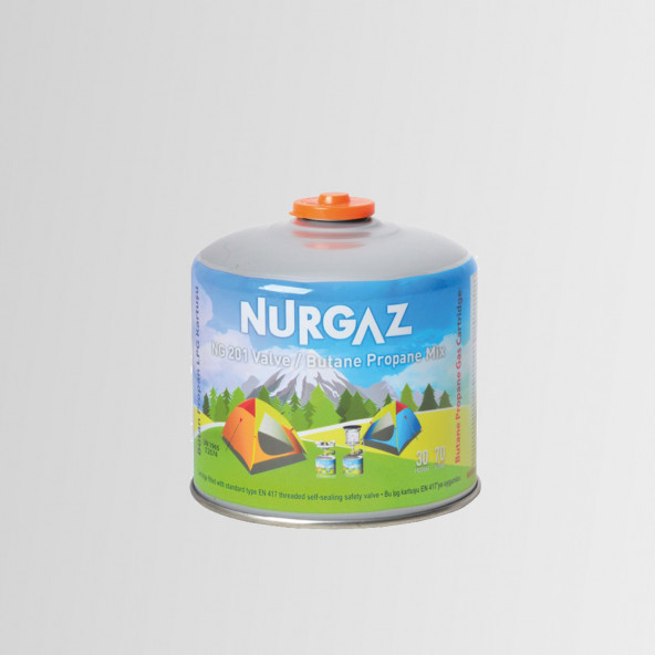 NG-201-V 450 GR. Siboplu Kartuş Gaz Nurgaz