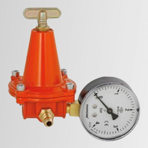 Altınboğa Manometreli Yüksek Basınç (Sanayi) Regülatörü