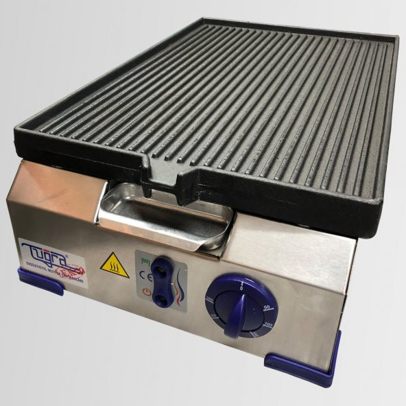 TUĞRA TE-7100 Tekli 30 cm Elektrikli Döküm Pleyt Izgara - 3