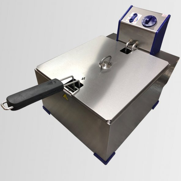 TUĞRA Elektrikli 2500 WATT T-9041 8 Litre 2/3 Tekli Gastronom Küvetli Fritöz - 2