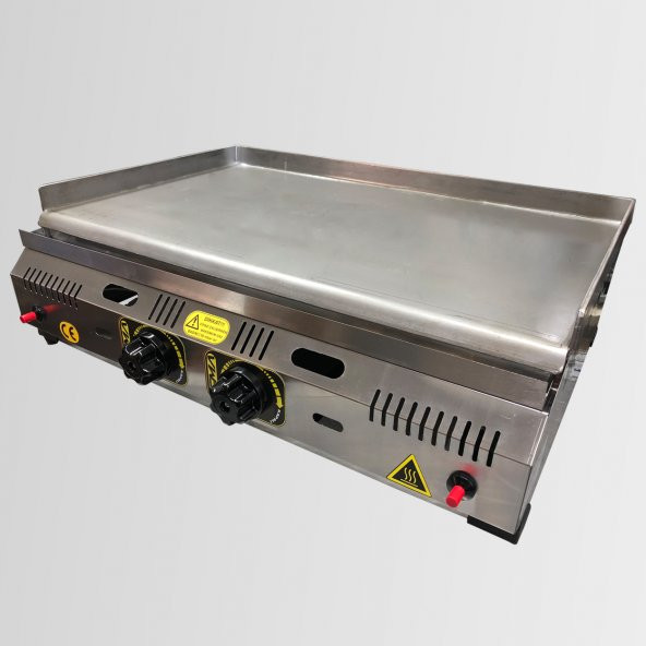 Gülcan İkili 70lik Hamburger Pleyt Izgara Gazmer Onaylı - Ce Belgeli - Sönme Emniyet Ventilli - LPG-DOĞALGAZ (CE)
