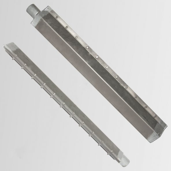 130 cm Long Lamel Brülör Krom