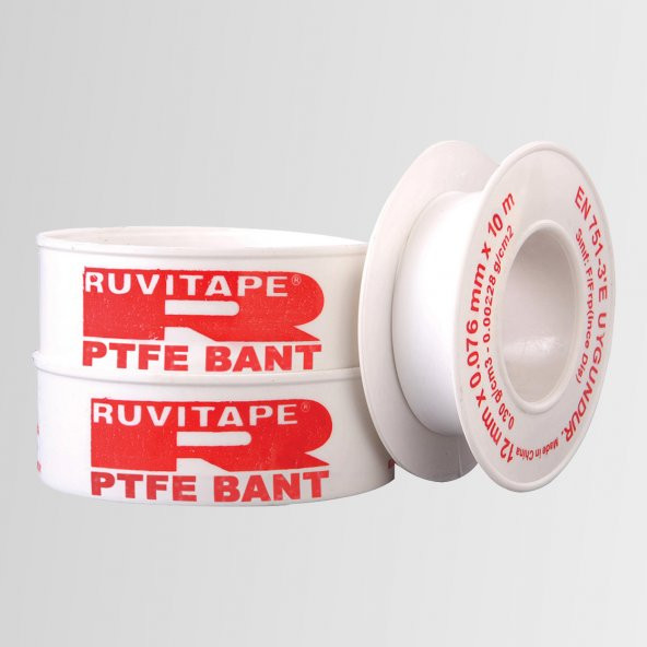 PTFE Teflon Bant RUVITAPE Normal 10lu Paket