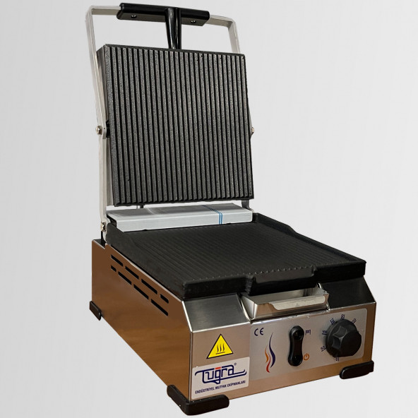 Tuğra TE-7500 8 Dilim Döküm Elektrikli Sanayi Tipi Tost Makinesi - 2