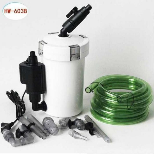 Sunsun 603B Dış Filtre 6W - 400 L/H - 1