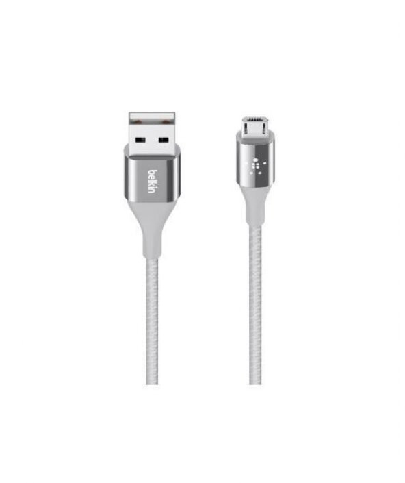 Belkin Premium Kevlar Micro Usb 2.4A Kablo 1.2M Gümüş