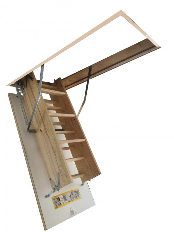 70x120 Aytürk Optistep Ahşap Çatı Merdiveni - 2