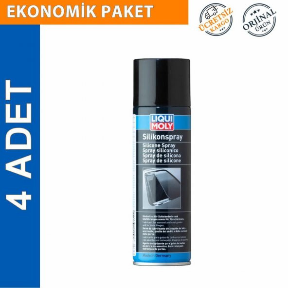 Liqui Moly Silikon Sprey 300 ML Silicon Spray (4 Adet) (3310)