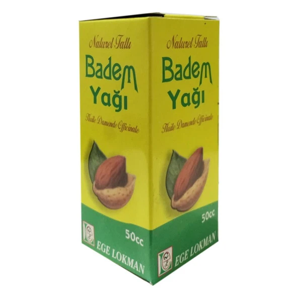 Ege Lokman Naturel Tatlı Badem Yağı Huile De Amande Oil 50CC - 3