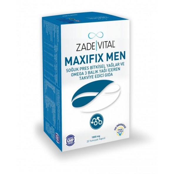 Zade Vital Fixmix Maxifix Men Blister 20 Kapsül