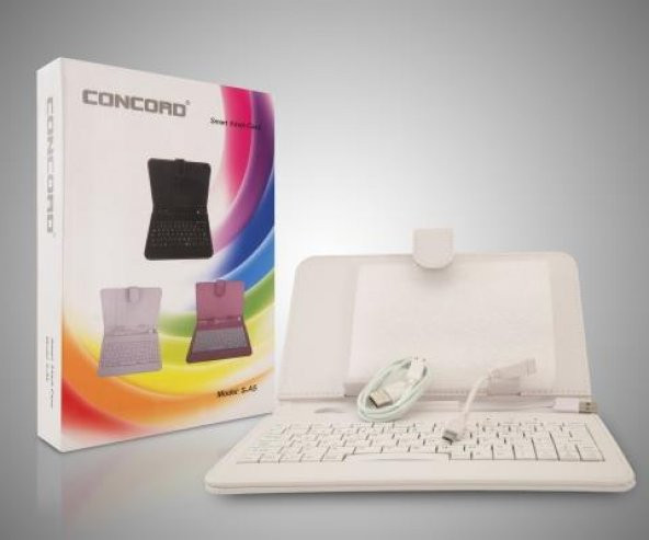 Concord S-A5 9 İnç Standlı Klavyeli Tablet Kılıfı