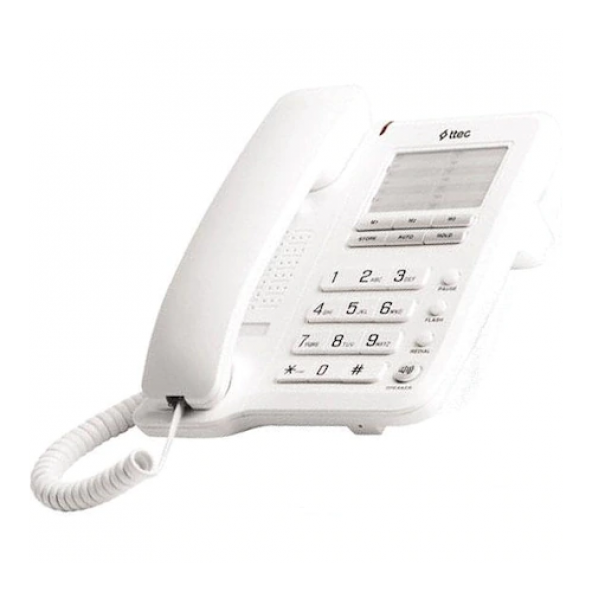 T.TEC TK-2900 Masa Üstü TELEFON (Beyaz)