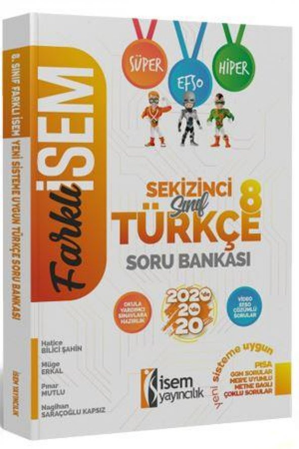 İsem LGS 8. Sınıf Türkçe Soru Bankası İsem Yayıncılık 2020