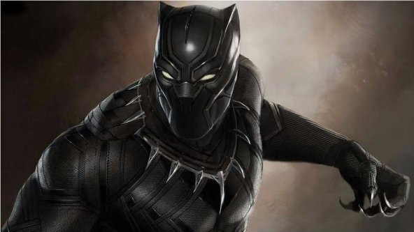Avengers Süper Hero Serisi Kol Bacak Hareketli Işıklı- Sesli Black Panther (Kara Panter) Karakteri.
