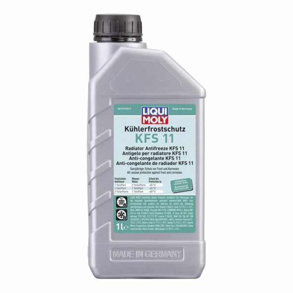 Liqui Moly Radyatör Antifrizi KFS 11 Yeşil 1 Lt (21149)