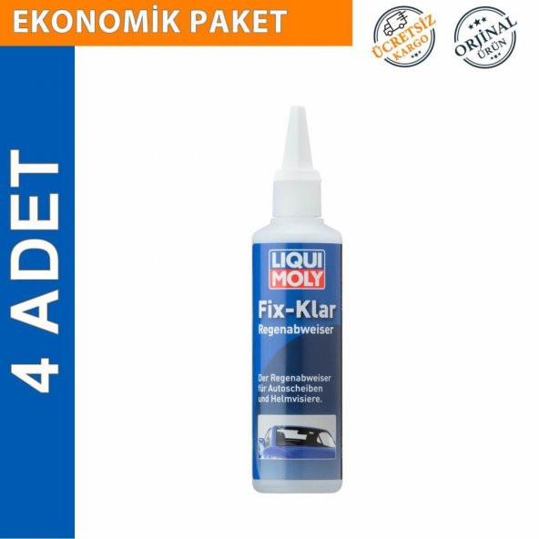 Liqui Moly Cam Yağmur Suyu Kaydırıcı Fix Klar 125 ML (4 Adet) (1590) ürün görseli