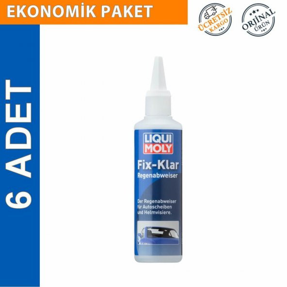 Liqui Moly Cam Yağmur Suyu Kaydırıcı Fix Klar 125 ML (6 Adet) (1590) ürün görseli
