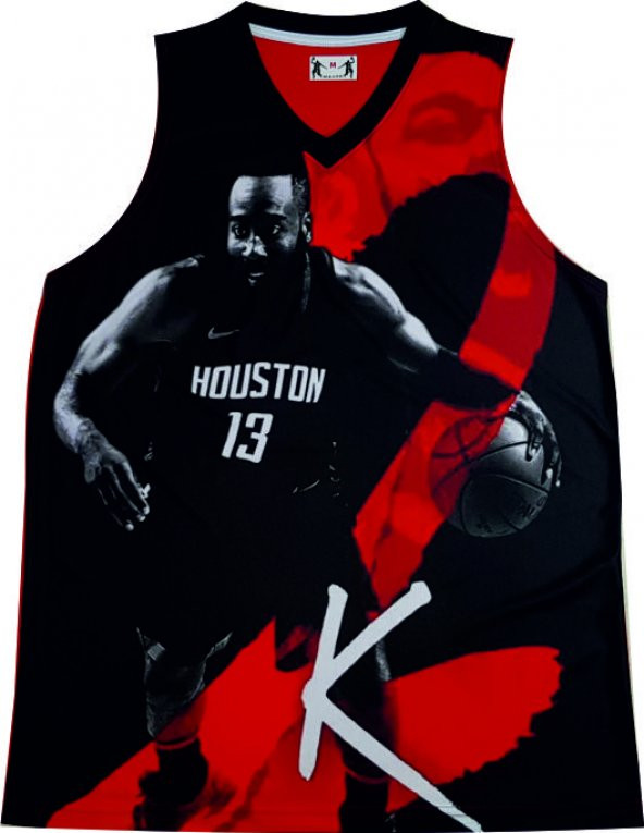 JAMES HARDEN FACE BASKETBOL FORMA İLLUSTRATOR - 3