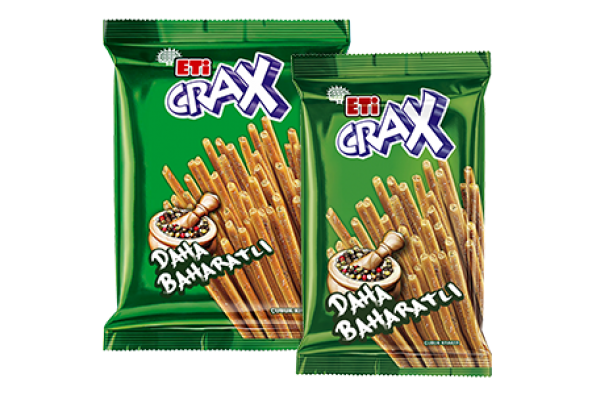 Crax Baharatlı Çubuk Kraker 50 Gram 20 Adet