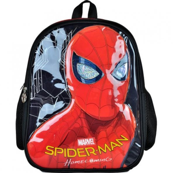 Spiderman 95346 Siyah Kırmızı Erkek Çocuk Okul Çantası