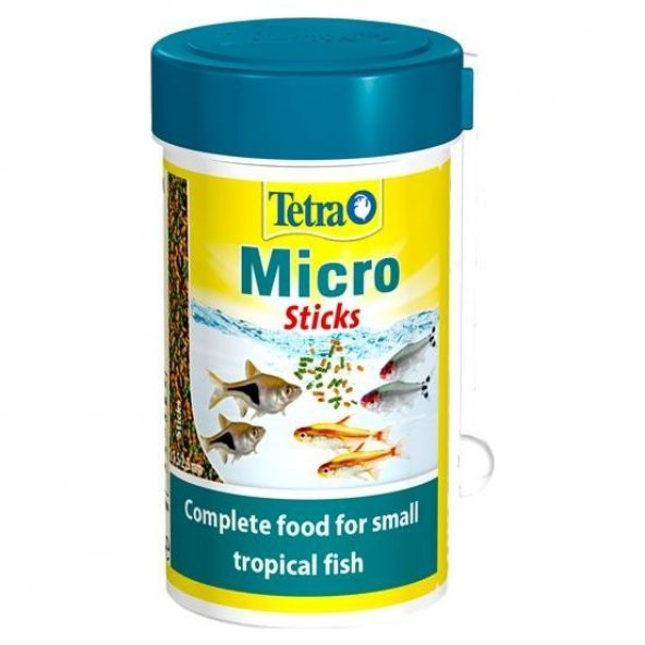 Tetra Micro Sticks 100 ML Skt : 08/2024 Orjinal Anadolu Pet Ürünüdür