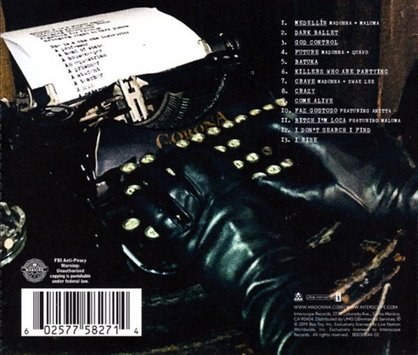 MADONNA - MADAME X (CD) (2019) - 2