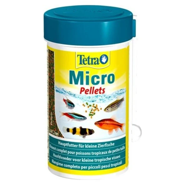 Tetra Micro Pellets 100 ML Skt : 08/2026 Orjinal Anadolu Pet Ürünüdür ürün görseli