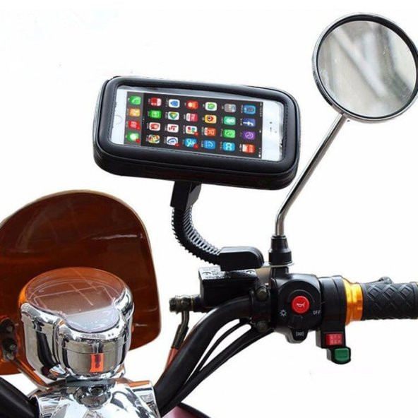 ATV Motosiklet Bisiklet Telefon Tutucu Suya Dayanıklı