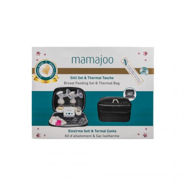 Mamajoo Elektronik USB Çiftli Göğüs Pompası & Termal Çantalı Emzirme Seti - 11