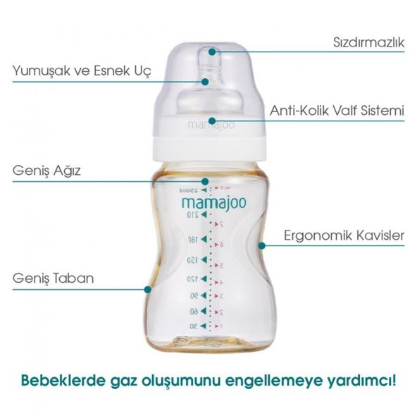 Mamajoo Gold İkili Biberon 250ml - 5