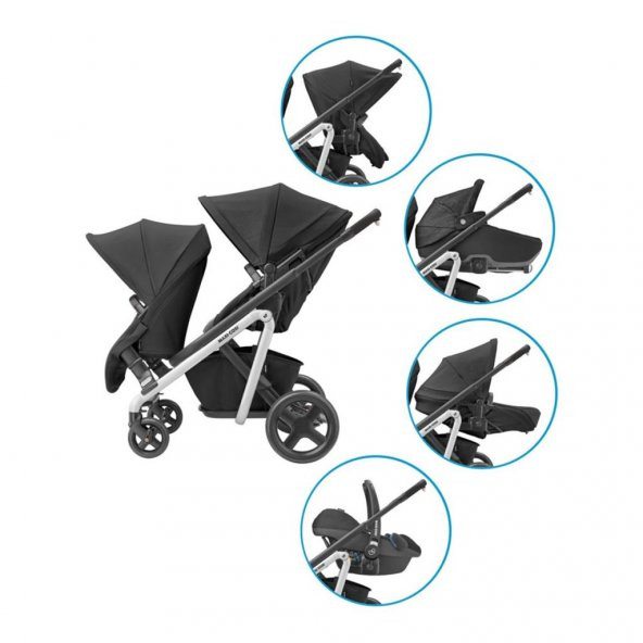 Maxi-Cosi Lila İkinci Oturma Ünitesi / Nomad Black - 2