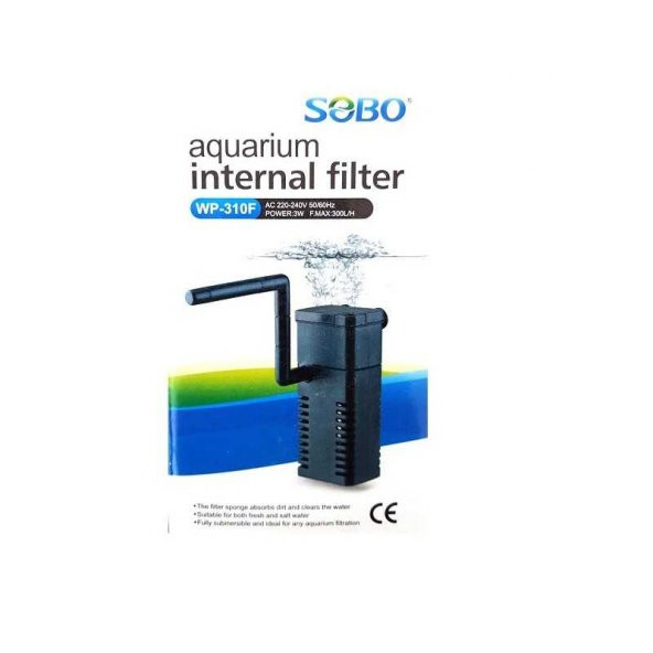 Sobo Wp-310F Akvaryum İç Filtre 3W/300 L/H