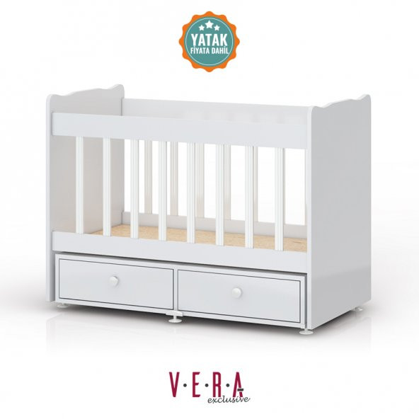 Yataklı Dıştan Sallanır Çekmeceli Beşik - 2