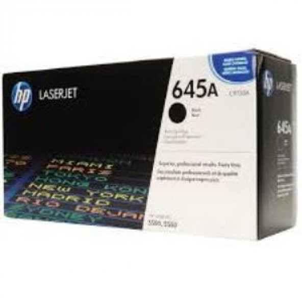 HP C9730A Siyah Toner - Hp ColorLaserJet 5500 - 5550 Siyah Toner