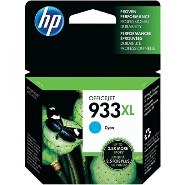 HP 933XL Ink Cartridge in Retail Packaging (1 Cyan)