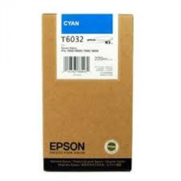 Epson T6032-C13T603200 Mavi Orjinal Kartuş