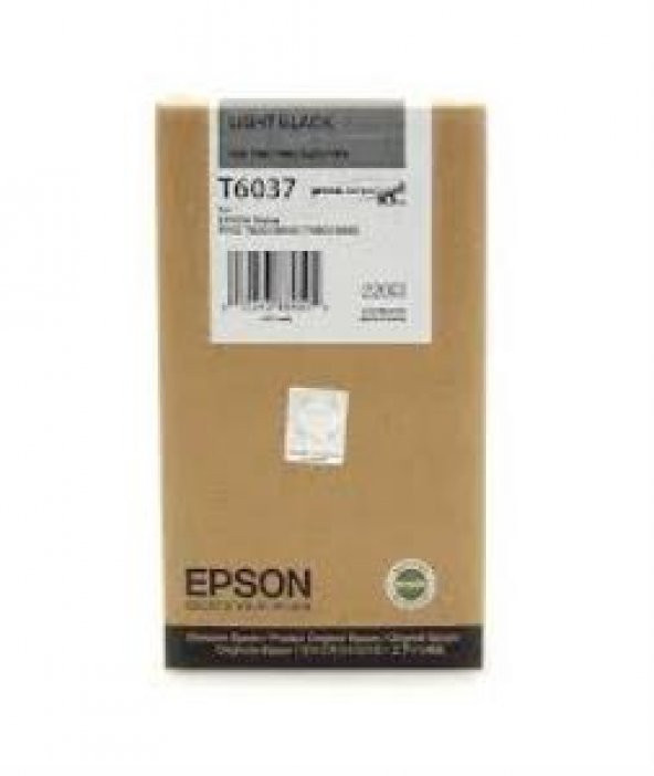 Epson T6037-C13T603700 Açık Siyah Orjinal Kartuş